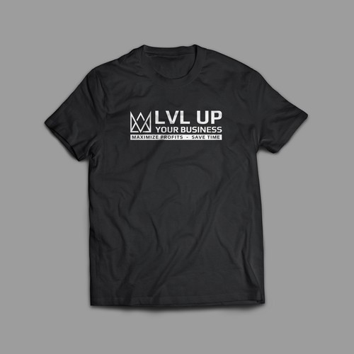 コンペ「New Shirt Design for LVL Up Imaging」のデザイン by upwardiさん 