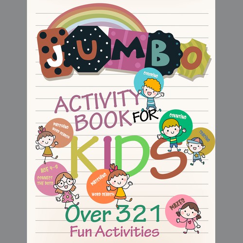 Fun Design for Jumbo Activity Book Design by Aaniyah.ahmed