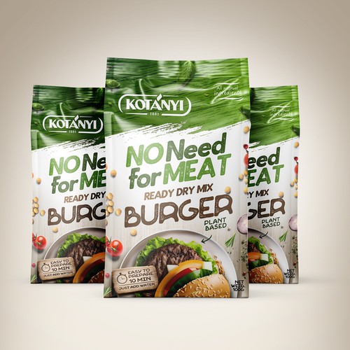 Packaging Project for International plant-based dry mix for International Herbs & Spices Company Design by Mr. Ozz