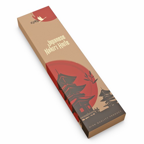 Japanese Nakiri Knife Gift Box Design by akwas