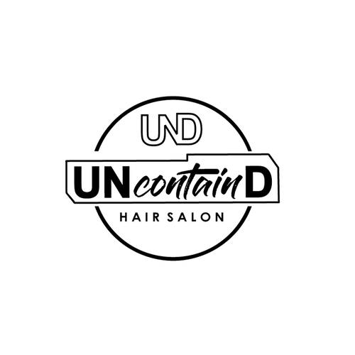 Think UNcontainD - Logo for Cutting Edge Hair Salon Design by Purple Pie