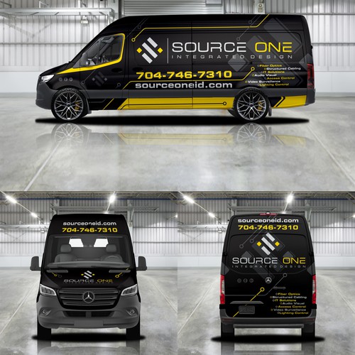 Van Wrap for a company with a refreshed brand-additional vehicles types will be added to fleet soon Design by ✨Elis Alves✨