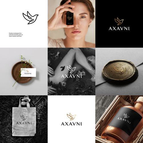 Feminine product line for sexual wellness and vaginal healing Design by artsigma