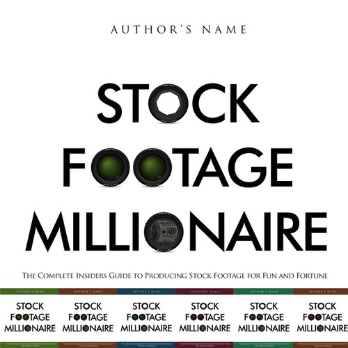 Eye-Popping Book Cover for "Stock Footage Millionaire" Diseño de Dandia