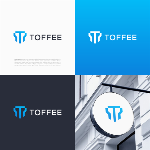 Design di modern fintech logo di sinajimasi
