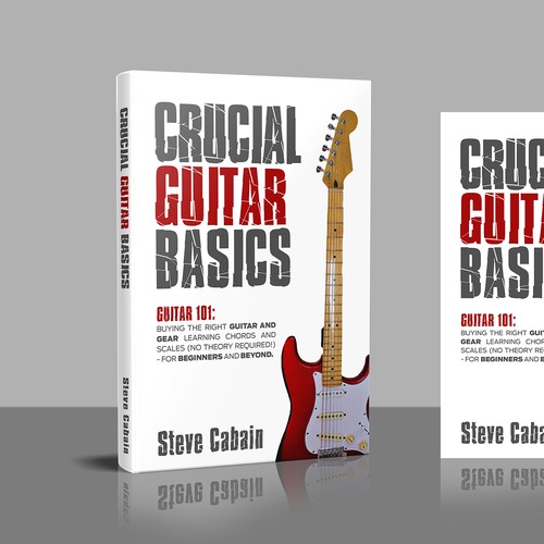 Need a powerful and eye catching design for a book about guitar. Design by Ahmed82