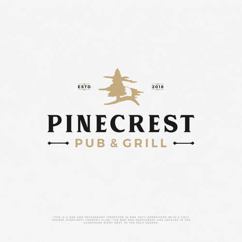 Pub & Grill Logo Design by AlmedinDesign™