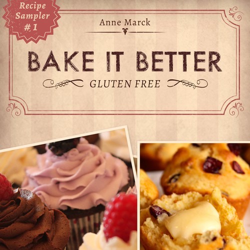 Create a Cover for our Gluten-Free Comfort Food Cookbook Diseño de The Underdogs