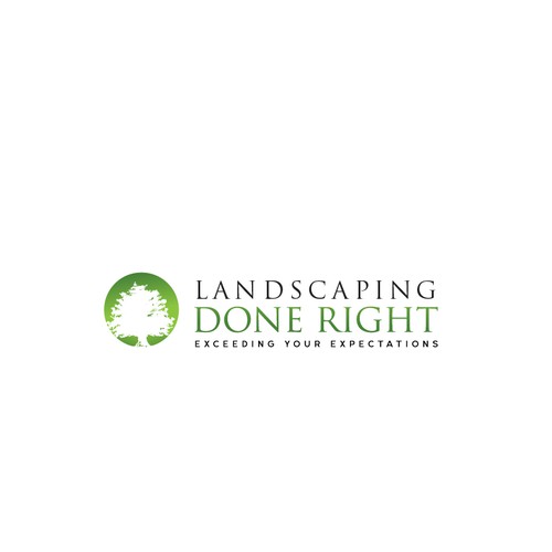 Searching for Clean, Indelible Logo for Landscaping Company Design by Arwen14