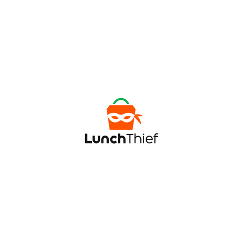 LunchThief Mobile App Logo Design by Striker29