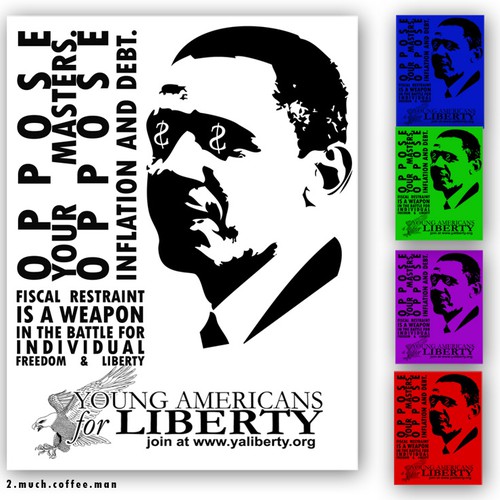 Barack Obama Design by 2.much.coffee.man