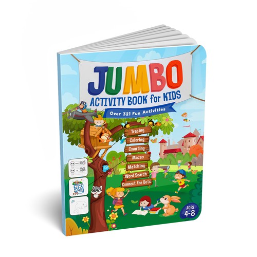 Design Fun Design for Jumbo Activity Book por saffran.designs