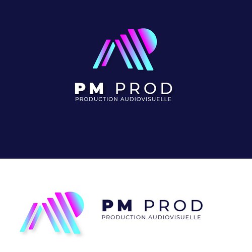 Modern and ambitious logo for a new Production Company (live recording, events production...) Design by VISUS DESIGN STUDIO