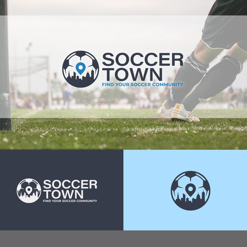 "Design logo and branding for Soccer Community site/app." winning 