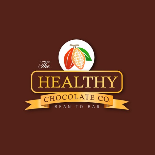 The Healthy Chocolate Company needs our happy mascot to be drawn and immortalised. Design by d r e a l m