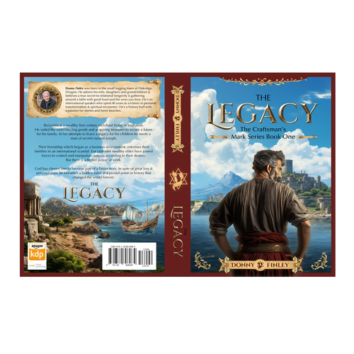 Book cover for epic 1st century story with historical implications Design by karundesigns