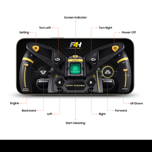 App for a window cleaning drone Design by ReckyPutra™