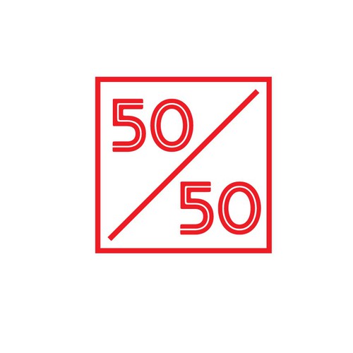 Desing a raffle competition logo for 50/50 Design by NOSHA bizsol