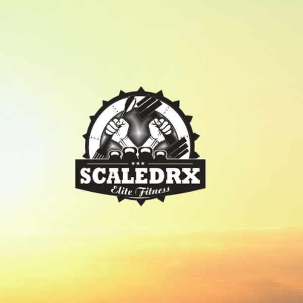 Create a modern logo with an edge for SCALEDRx