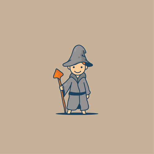 Create a Wizard Character with our Logo Design by Ridhogillang