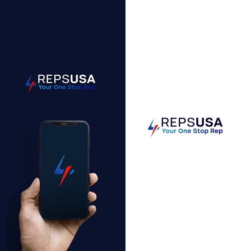 Diseño de Rep's USA Logo de Nana445