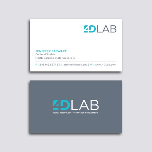 Modern Psychology Lab Business Card Wettbewerb In Der Kategorie Visitenkarte 99designs