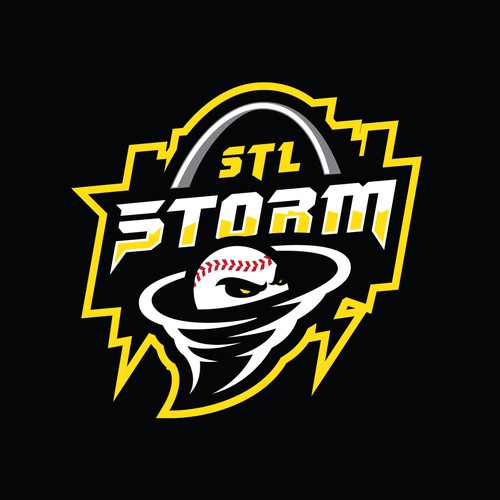 Youth Baseball Logo - STL Storm Réalisé par SangguhDesign