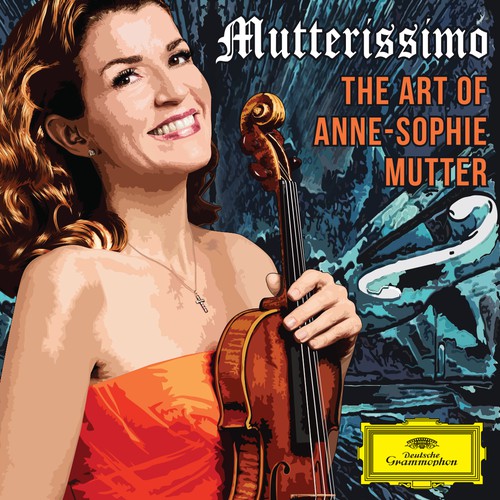 Illustrate the cover for Anne Sophie Mutter’s new album Design by 17 RockArt