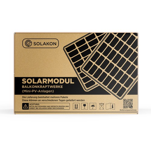 Create a nice Packaging Design for Solar Panels Design by Rajith Shantha