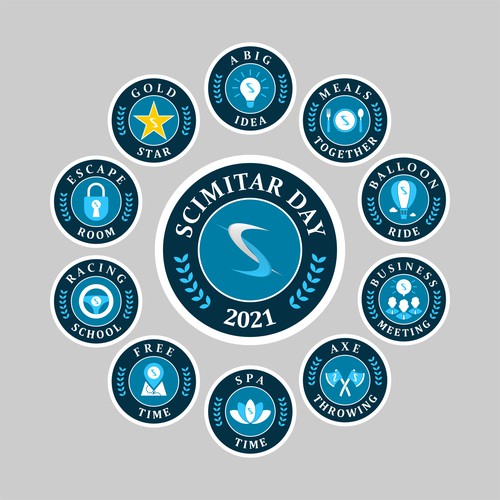 Cool Badges for Team building Design by Yoan Maulana