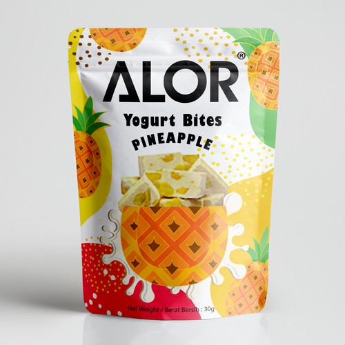 ALOR Yogurt Bites Design por Nirmana92