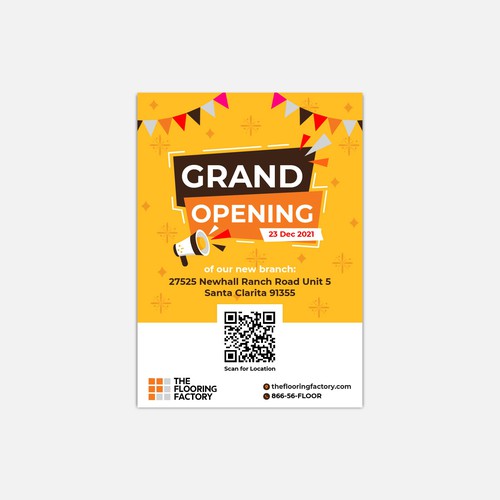 Grand Opening Flyer-ontwerp door 2thumbs