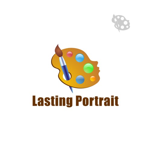 Custom Oil and Watercolor Portrait Logo and Word Art Design by Pilotus