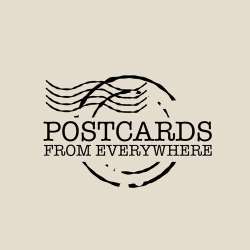 Postcards from Everywhere Logo Design by Radiant1976