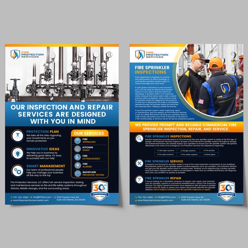 Sprinkler Service One Sheeter Design by PAPRI802030