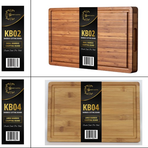 Bamboo Chopping Board Colour Card (2 Bamboo Chopping Board Models) Design by Next Vision