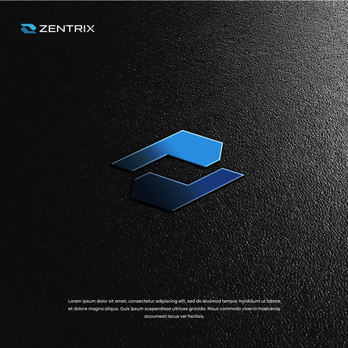 Logo for IT Company called Zentrix Réalisé par Kreyto