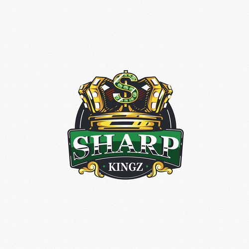 Sports betting community logo with a kings crown incorporated into the design Design by sarvsar