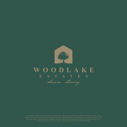 Create an Iconic Logo for Our Senior Living Community - Woodlake Estates Senior Living Design by ernamanis