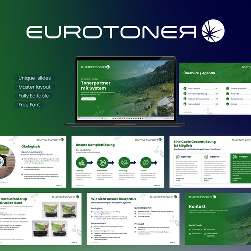 PowerPoint template contest entry by Sufiyora Designs