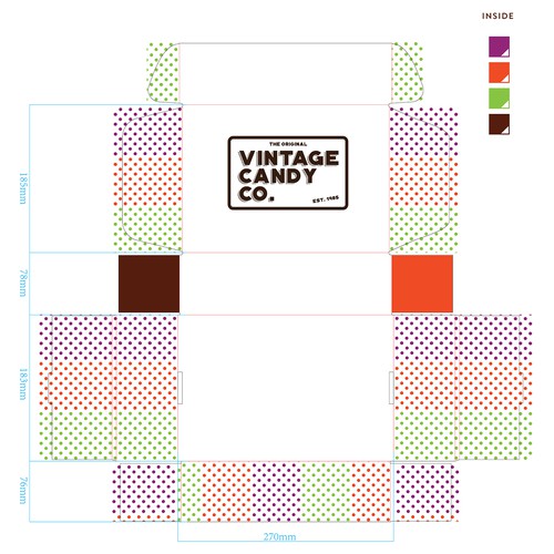 Design An Interesting Retail Vintage Candy Box / Subscription Candy Box!  (non gender or age specific, see details) Design by HollyMcA