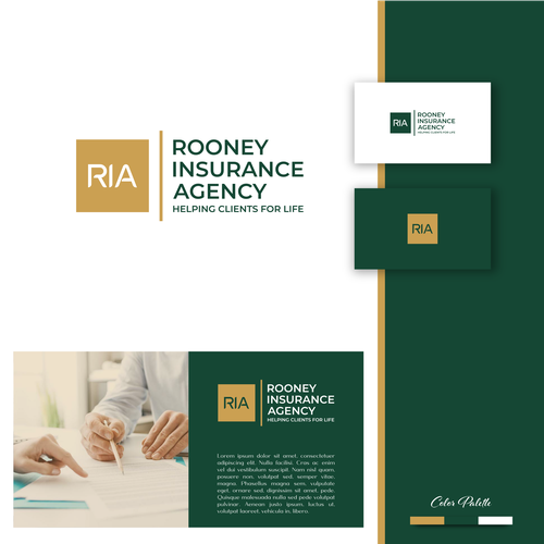 New Insurance Agency Logo to appeal to 55+ crowd Design by Direwolf Design
