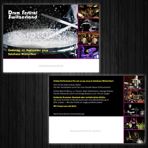 Postcard, flyer or print contest entry by pixelstuermer