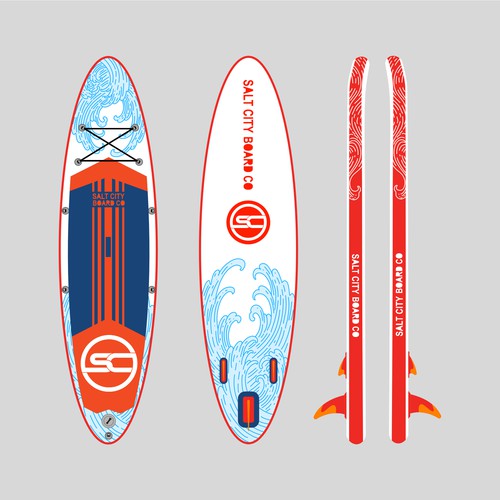 Paddle Board Design Design by MADEK STUDIO