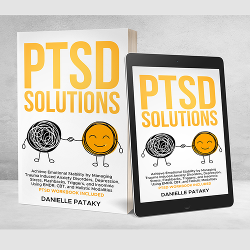 Captivating book cover design that shows the feelings associated with healing from PTSD trauma Design réalisé par Farax Ahmed