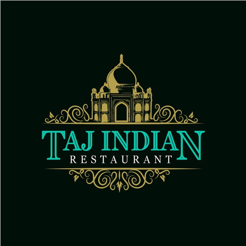 Taj indian restaurant logo design Design by Nikitin