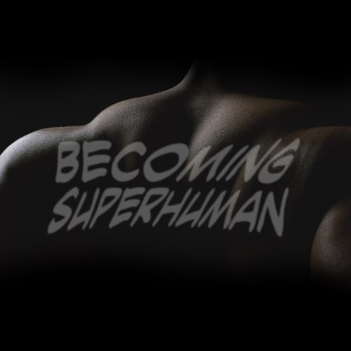 "Becoming Superhuman" Book Cover Diseño de design203