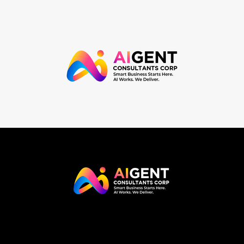 AI Agent Company: Appealing to small to medium sized businesses. Design by Blinca