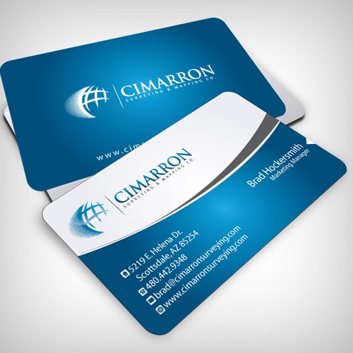 stationery for Cimarron Surveying & Mapping Co., Inc. Diseño de Umair Baloch