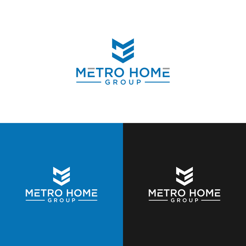 Metro Home Group Real Estate Team Logo Diseño de MaroUkoru
